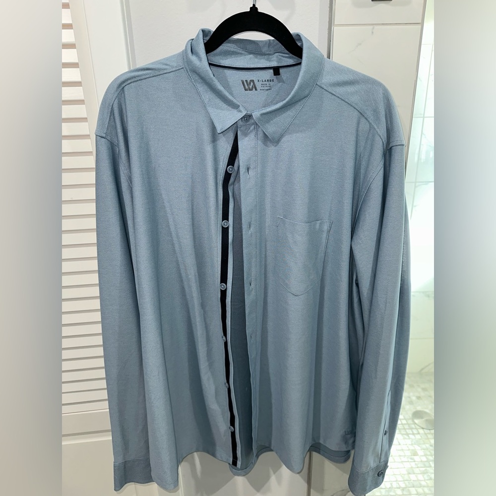Light blue VRST XL men’s button up shirt - gently used